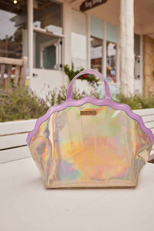 Mermaid Selfcare Keepall – Iridescent Travel Bag Glimmer Wish