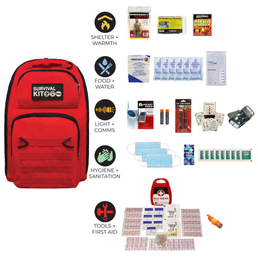 Prepared Survival Kit - Emergency & Disaster Go Bag