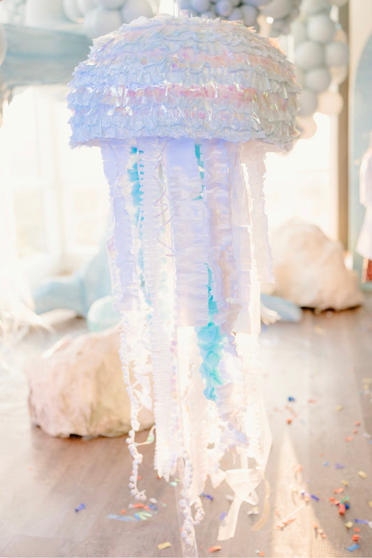 🪼 Jellyfish Piñata . Handmade Ocean Party Piñata