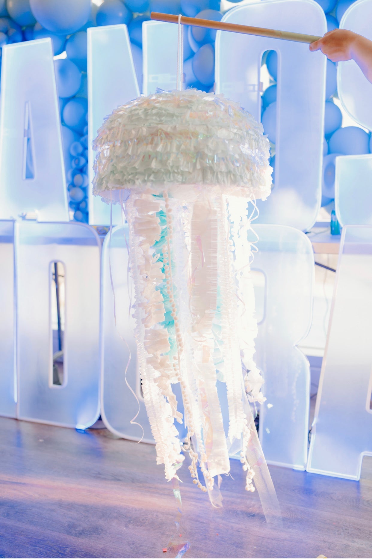 🪼 Jellyfish Piñata . Handmade Ocean Party Piñata