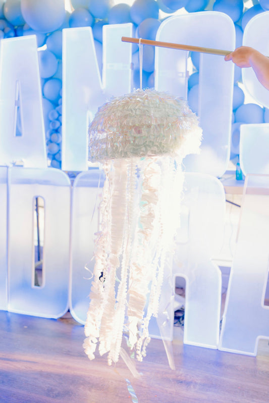 🪼 Jellyfish Piñata . Handmade Ocean Party Piñata