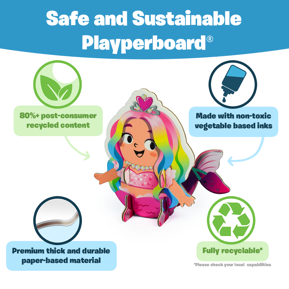 Coral Castle Mermaid Buildable Playset – 29 Pieces
