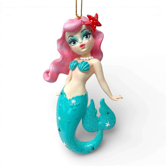 Shelly Pink-Haired Mermaid Ornament – 5.5 Inches Quirks!