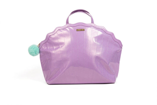 Mermaid Overnight Bag – Lavender with Iridescent Sparkle Glimmer Wish