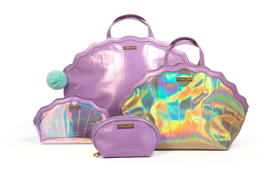 Mermaid Travel Luggage Set – 4-Piece Bag Collection Glimmer Wish