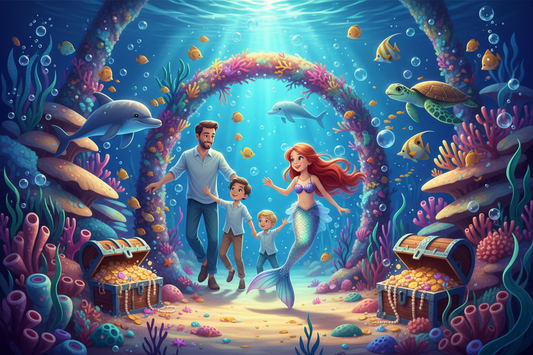 Planning a family adventure for your little mermaid
