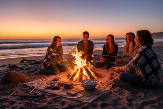 Beach Bonfire and S'mores