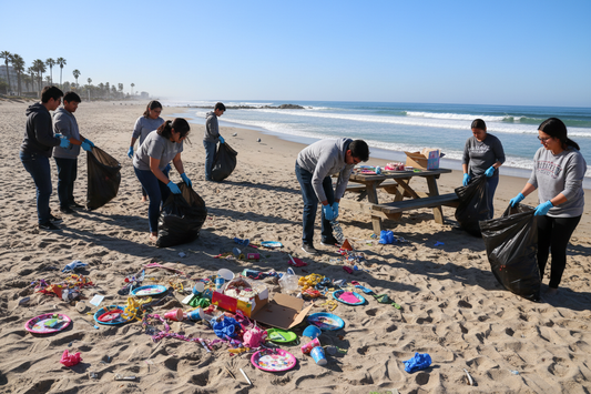 How to Plan a Beach Birthday Party Without Damaging the Environment