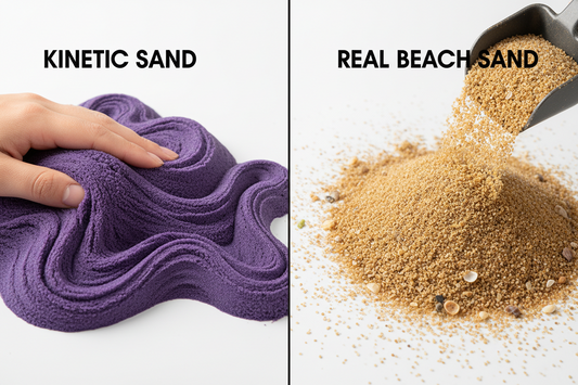 kinetic sand vs real sand