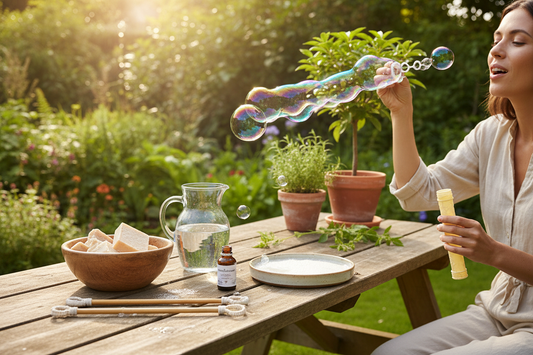 making eco friendly bubbles