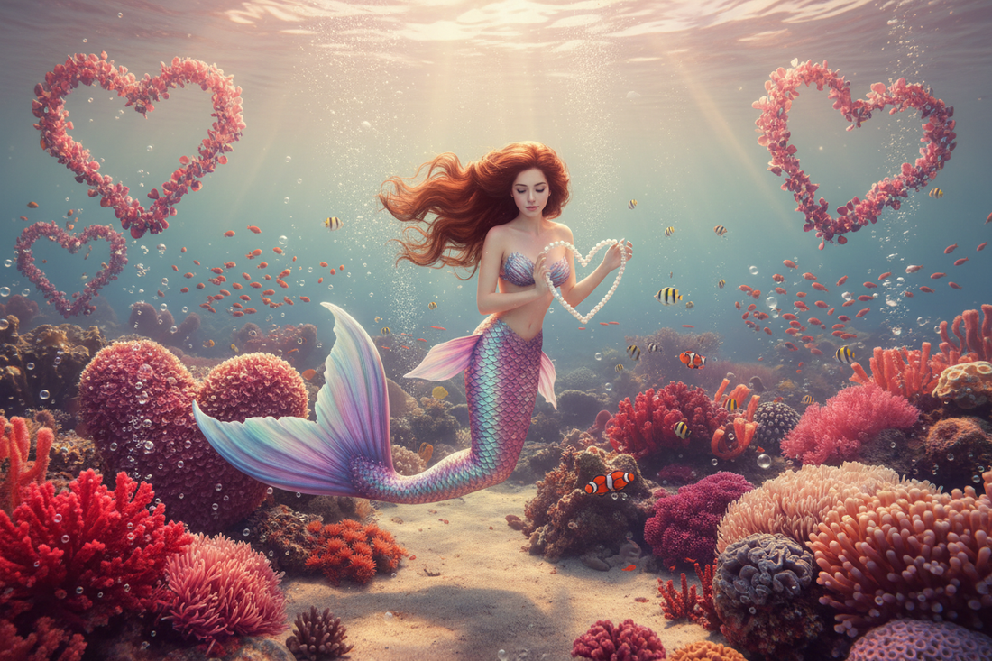 today is Valentine's day for your mermaid daughter