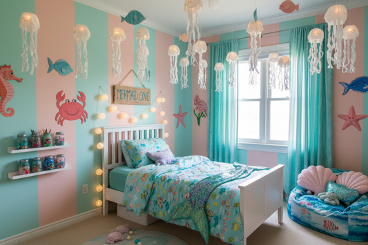 How to Create a Mermaid-Inspired Playroom or Bedroom