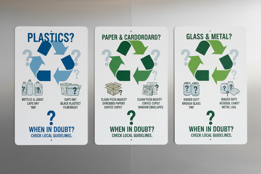 What can be recycled?