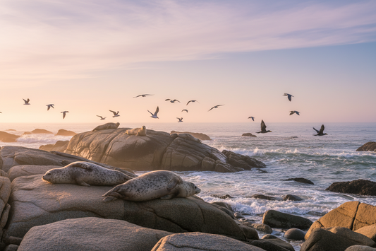 Seals, Sea Birds, and Spring Mornings on the Coast