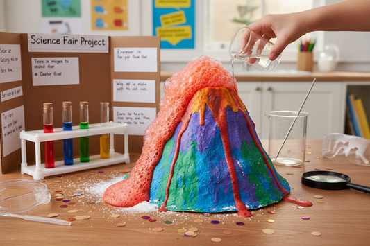volcano science experiment