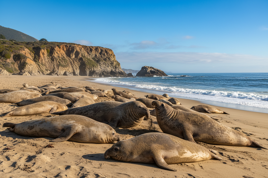 Watching Elephant Seals Along the Central California Coast