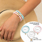 Ocean Fan Shell Rice Pearl Turquoise Anklet