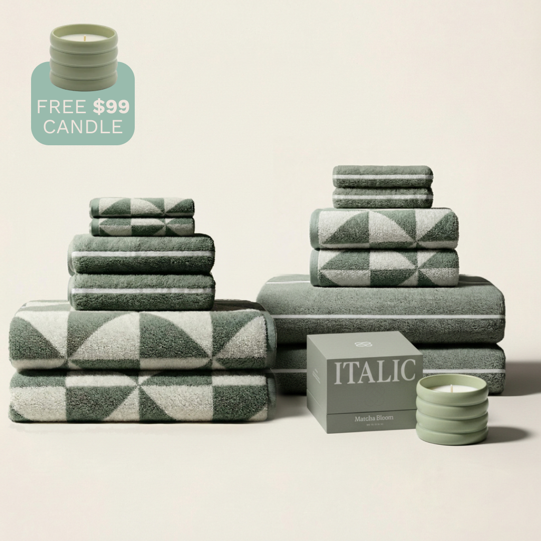 Deia Australian Cotton Towels Italic