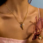 18K Gold Conch Shaped Fashion Necklace