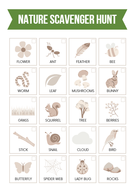 Kids Scavenger Hunt Bundle – Free Printable Activities