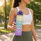32 oz Gradient Water Bottle with Straw & Time Markers