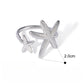 Starfish Shell Titanium Steel Ring