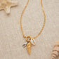 18K Gold Conch Shaped Fashion Necklace