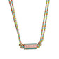 Bohemian style colorful love pendant necklace women's bracelet