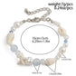 Ocean-style shell and starfish crystal beaded bracelet