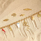 18K Gold Coral Shape Ocean Style Necklace