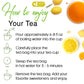 Premium Lemon Ginger Tea Bag, Eco-conscious Tea Bags. Lemon Ginger Herbal Tea. No Sugar, No Caffeine, No Gluten, Vegan.