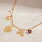 18K Gold Conch Shaped Necklace
