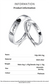 S925 sterling silver LOVE couple ring