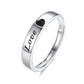 S925 sterling silver LOVE couple ring