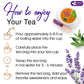 Premium Lavender Mint Tea Bags. 100% Natural, Blend of Lavender, Peppermint, Sage and Licorice.