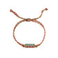 Bohemian style colorful love pendant necklace women's bracelet