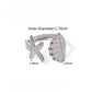 Starfish Shell Titanium Steel Ring