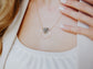 Bar Graph Necklace - Aquamarine