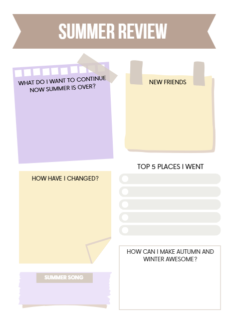 Kids Summer Planner – 35-Page Printable PDF for Ages 6–12