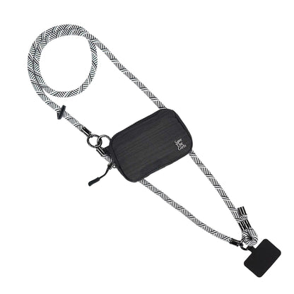 Active Crossbody Phone Strap with RFID Pouch & Wristlet