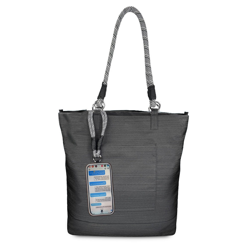 Active Tote Bag with Rope Handle & Phone Wristlet