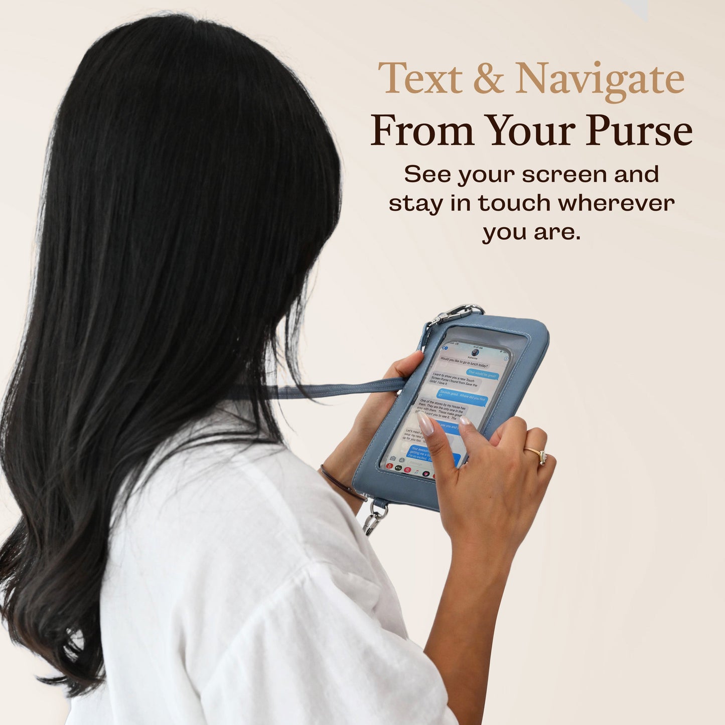 Active Catchy Clutch RFID Touchscreen Phone Purse