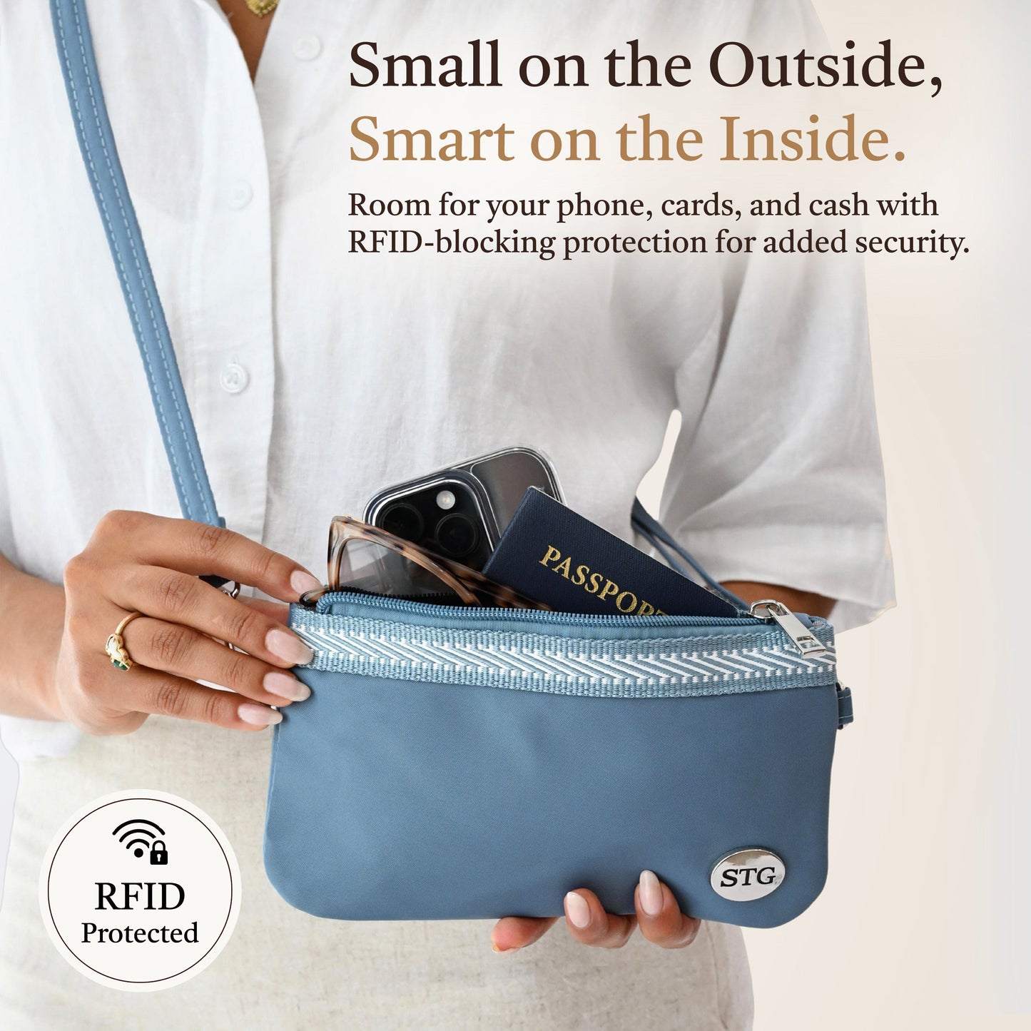 Active Catchy Clutch RFID Touchscreen Phone Purse