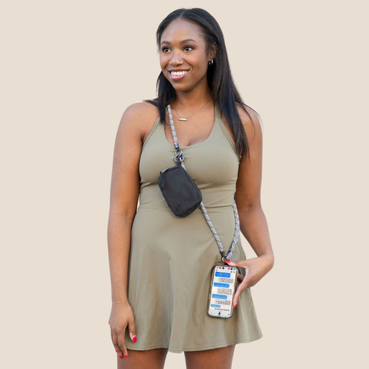 Active Crossbody Phone Strap with RFID Pouch & Wristlet SaveTheGirls
