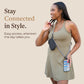 Active Crossbody Phone Strap with RFID Pouch & Wristlet