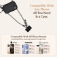 Active Crossbody Phone Strap with RFID Pouch & Wristlet