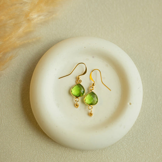 Ballet Peridot Quartz & Gold-Plated Silver Jewelry Collection PARKEN JEWELRY