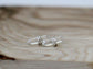 Crest Studs - Crystal Quartz