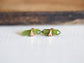 Crest Studs - Peridot