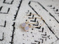 Linear Druzy Drops - Cottontail